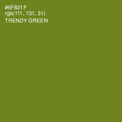 #6F831F - Trendy Green Color Image