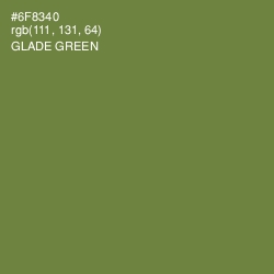 #6F8340 - Glade Green Color Image