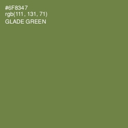 #6F8347 - Glade Green Color Image