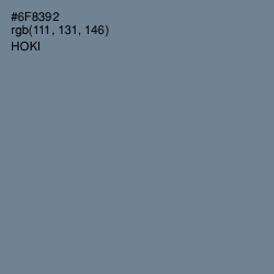 #6F8392 - Hoki Color Image