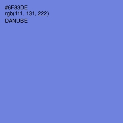 #6F83DE - Danube Color Image