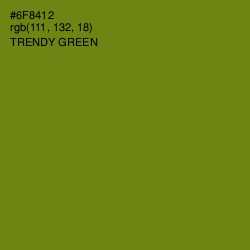 #6F8412 - Trendy Green Color Image