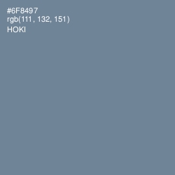 #6F8497 - Hoki Color Image