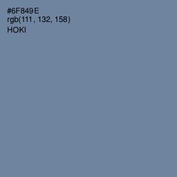 #6F849E - Hoki Color Image