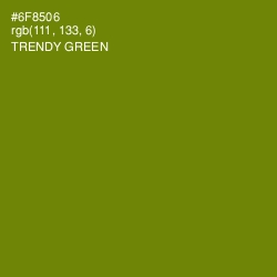 #6F8506 - Trendy Green Color Image