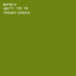 #6F8512 - Trendy Green Color Image