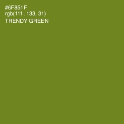 #6F851F - Trendy Green Color Image