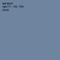 #6F859F - Hoki Color Image