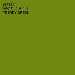 #6F8611 - Trendy Green Color Image