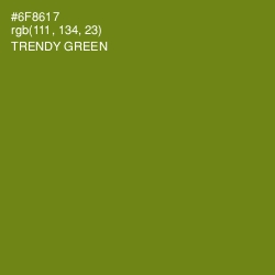 #6F8617 - Trendy Green Color Image