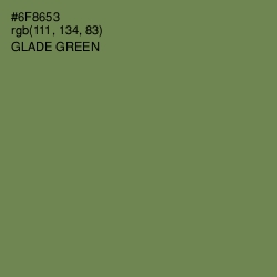 #6F8653 - Glade Green Color Image