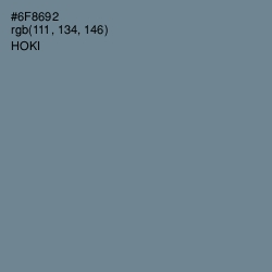 #6F8692 - Hoki Color Image