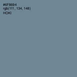 #6F8694 - Hoki Color Image