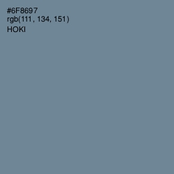 #6F8697 - Hoki Color Image