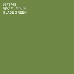 #6F8745 - Glade Green Color Image