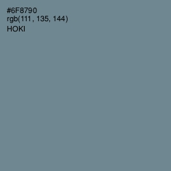 #6F8790 - Hoki Color Image