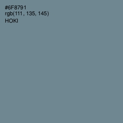 #6F8791 - Hoki Color Image