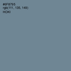 #6F8795 - Hoki Color Image