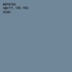 #6F8799 - Hoki Color Image