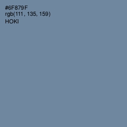 #6F879F - Hoki Color Image