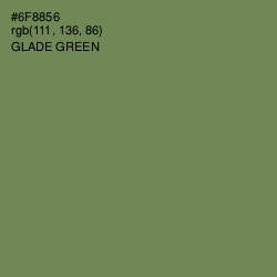 #6F8856 - Glade Green Color Image