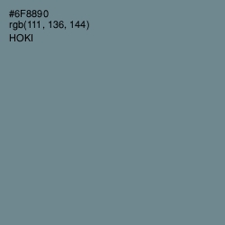 #6F8890 - Hoki Color Image