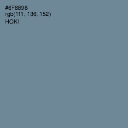 #6F8898 - Hoki Color Image