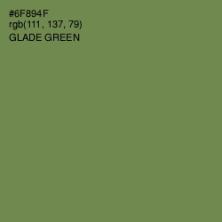 #6F894F - Glade Green Color Image