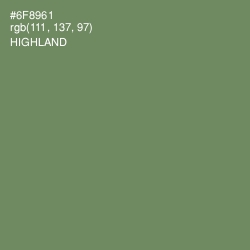 #6F8961 - Highland Color Image