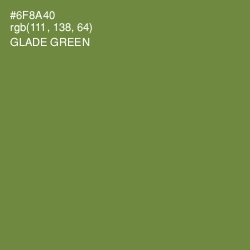 #6F8A40 - Glade Green Color Image