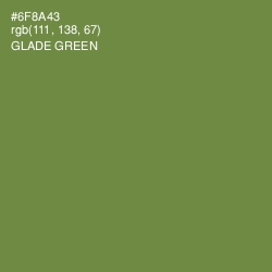 #6F8A43 - Glade Green Color Image