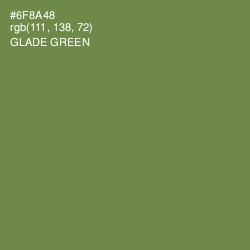 #6F8A48 - Glade Green Color Image