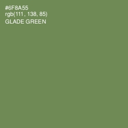 #6F8A55 - Glade Green Color Image