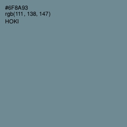 #6F8A93 - Hoki Color Image