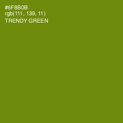 #6F8B0B - Trendy Green Color Image