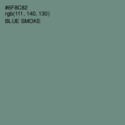 #6F8C82 - Blue Smoke Color Image