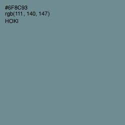 #6F8C93 - Hoki Color Image