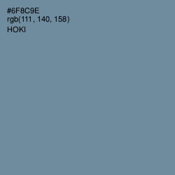 #6F8C9E - Hoki Color Image