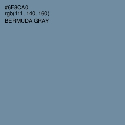 #6F8CA0 - Bermuda Gray Color Image