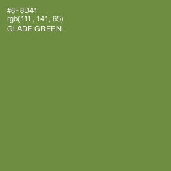 #6F8D41 - Glade Green Color Image