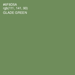 #6F8D5A - Glade Green Color Image