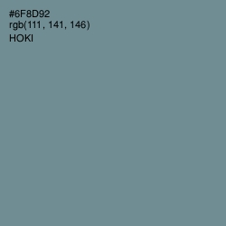 #6F8D92 - Hoki Color Image