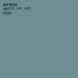 #6F8D93 - Hoki Color Image