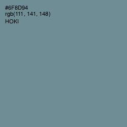 #6F8D94 - Hoki Color Image