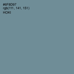 #6F8D97 - Hoki Color Image