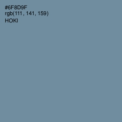 #6F8D9F - Hoki Color Image