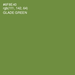 #6F8E40 - Glade Green Color Image