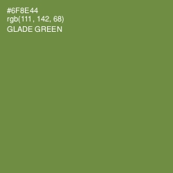 #6F8E44 - Glade Green Color Image