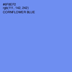 #6F8EF2 - Cornflower Blue Color Image