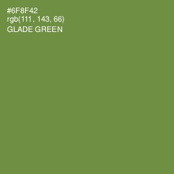 #6F8F42 - Glade Green Color Image